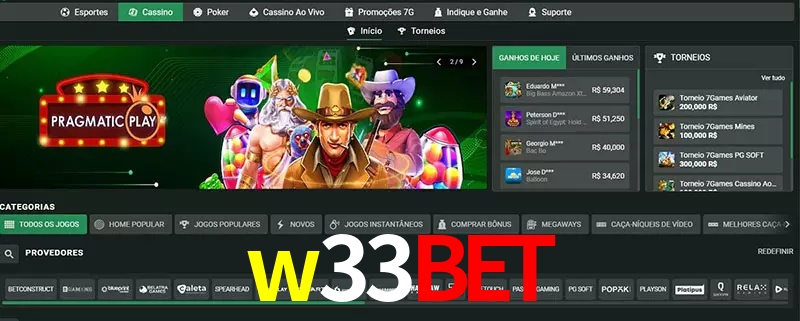 cassino w33bet